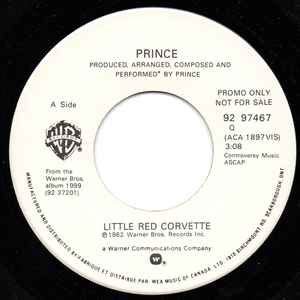 Prince – Little Red Corvette (1982, Vinyl) - Discogs