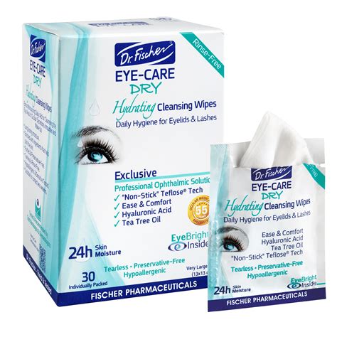 Premium Purified Non Irritating Hypoallergenic Eyelid Wipes Dr