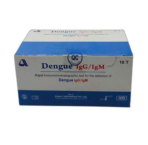 Plastic Aspen Dengue Igg And Igm Test Kit 10 T For Hospital At Rs 4500