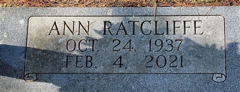 Elizabeth Ann Annie” Ratcliffe Meredith 1937 2021 Find A Grave