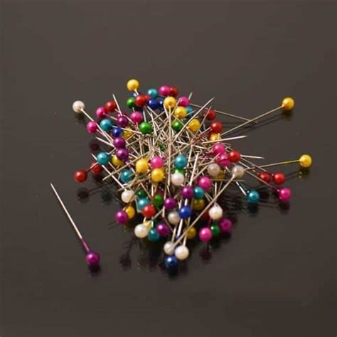 Pearl Pins Assorted Colours Floristry Supplies Speedy Delivery