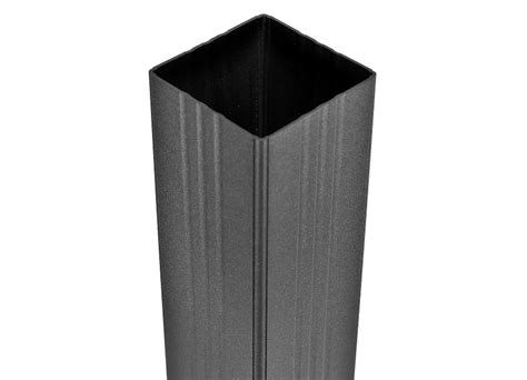 Westbury Aluminum Post Sleeve - 4" X 4" X 37" Deco Sided (Textured Black)