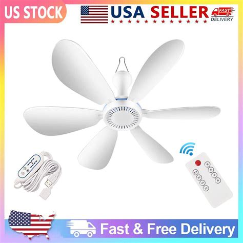 Portable Ceiling Fan Mini USB Tent Fans For Camping Outdoor Hanging