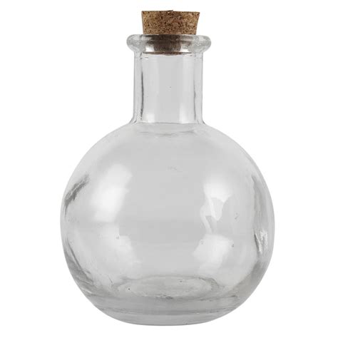 Ashland™ Glass Bottle, Round | Michaels