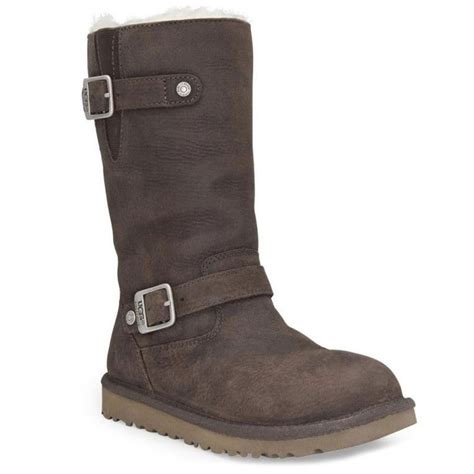 Ugg Kensington Junior Girls Warmlined Leather Boots Charles Clinkard