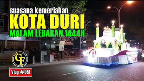 Suasana Malam Lebaran Di Kota Duri Riau Youtube