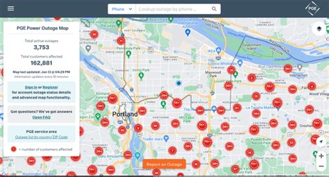 Ne Portland Pge Power Outage Map Not Updating Rportland