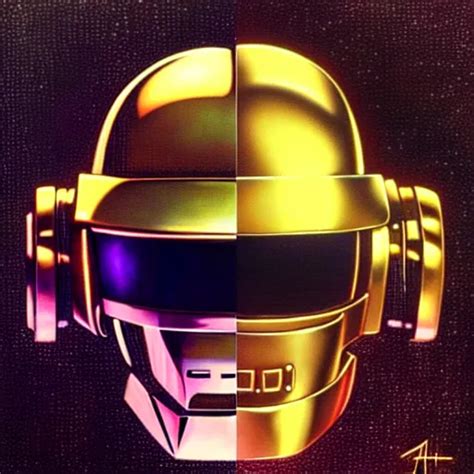 Portrait Of Daft Punk Mixing Music Muscular Stable Diffusion OpenArt