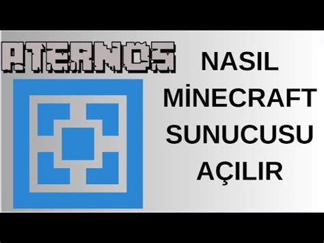 Minecraft sunucusu nasıl açılır YouTube