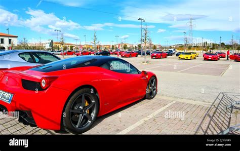 FERRARI cars. Ferrari is an Italian luxury sports car based in Maranello, Italy Stock Photo - Alamy