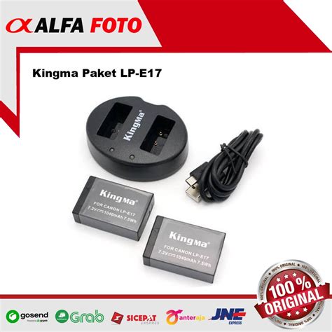 Jual Paket Baterai Kingma Original Lp E17 Lp E17 Lpe17 Shopee Indonesia