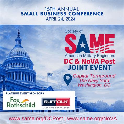 SAME DC NoVA 16th Annual Small Business Conference At Capital