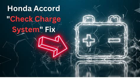 Check Charge System Honda Accord Causes Fix Youtube