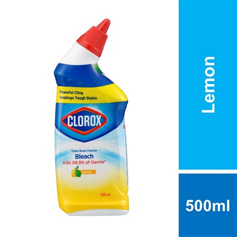 Clorox Toilet Bowl Cleaner Bleach Lemon 500ml Shopee Malaysia