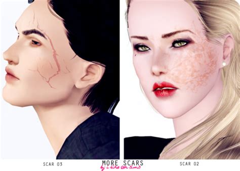My Sims 3 Blog Scars By I Like The Sims
