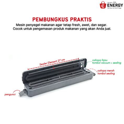 VACUUM SEALER MANUAL Z - Energy Bali