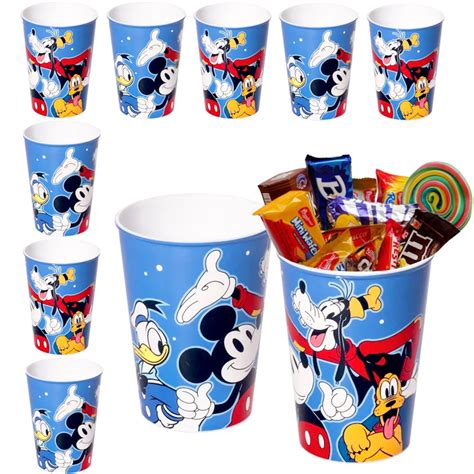 Kit 10 Copos Mickey para Festa infantil Lembrança de Aniversário