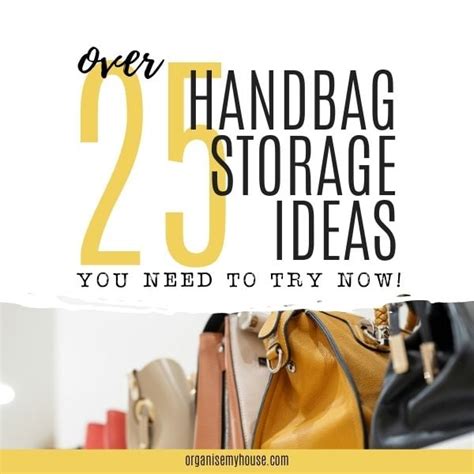 Over Brilliant Handbag Storage Ideas You Need To Try Now