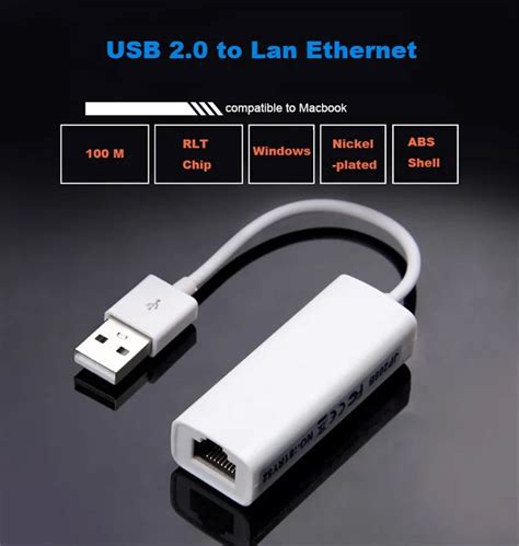 Hot Sale Fast White Usb 20 10100m To Rj45 Lan Network Ethernet Adapter Usb To Lan Converter