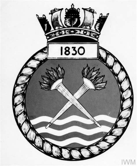 Coat Of Arms Crest Of No 1830 Squadron FAA