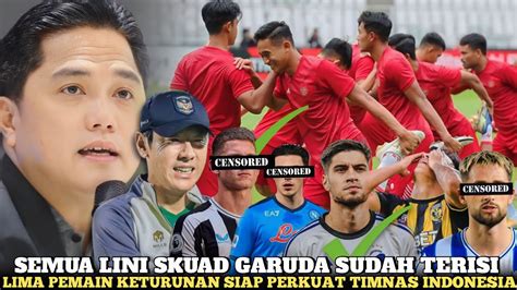 FULL NATURALISASI FULL SENYUM SKUAD MENGERIKAN TIMNAS INDONESIA SEMUA