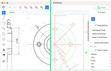 Scan Cad Raster To Vector Software Convert Images To Cad Lifetime License