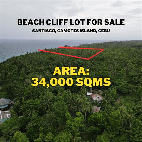 Beach Cliff Lot For Sale Near Santiago Beach Camotes Island Cebu Lot