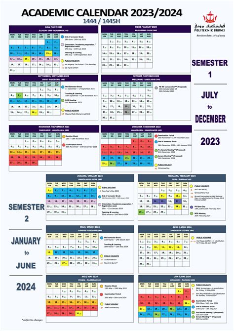 Calendar – Politeknik Brunei