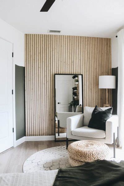 Modern Wood Slat Accent Wall