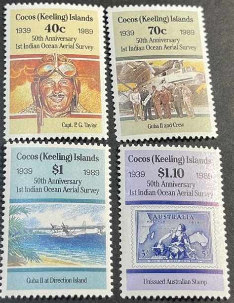 Cocos Islands Mint Never Hinged Complete Set