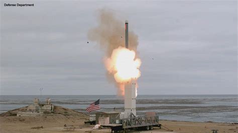 Video Defense Department tests first land-based cruise missile since ...