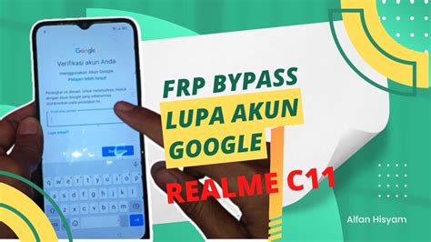 Bypass Frp Realme C Lupa Akun Google Youtube