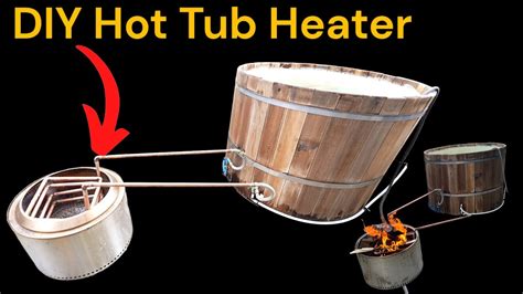 Copper Coil Wood Stove Water Heater For My Hot Tub (Stage 1 Fire Ban ...