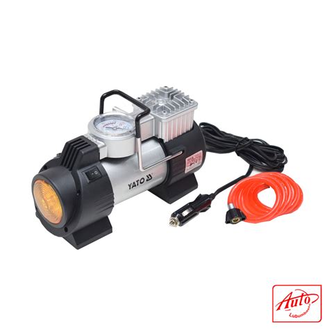 CAR AIR COMPRESSOR W/ LED LIGHT 180W – YATO – Auto Lubumbashi