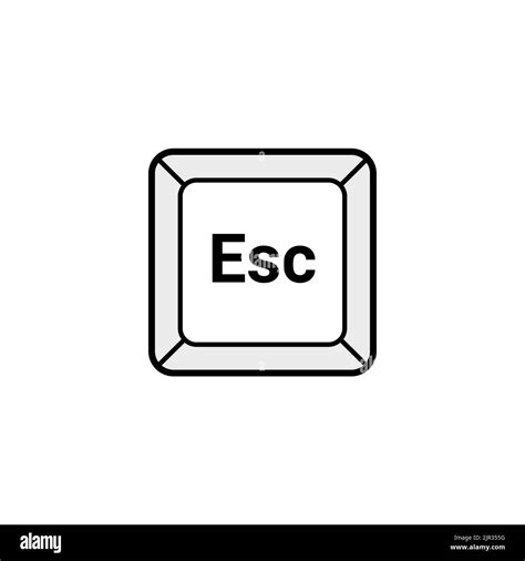 Press Esc Stock Vector Images Alamy