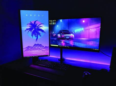 Dual Monitor Setup Ideas For Gaming And Productivity Gaming Room