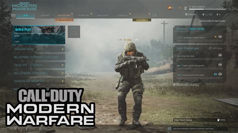 New Call Of Duty Modern Warfare Multiplayer Menu Music Update 127