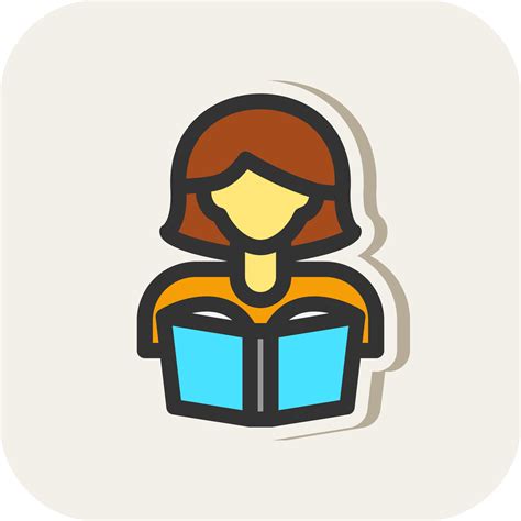 Woman Reading Vector Icon Design 20371270 Vector Art At Vecteezy