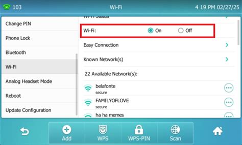 how to connect yealink phone to wifi