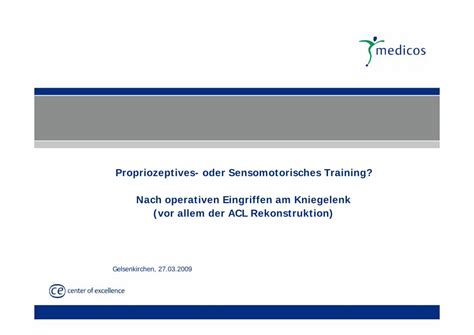 Pdf Propriozeptives Oder Sensomotorisches Training Nach Pdf