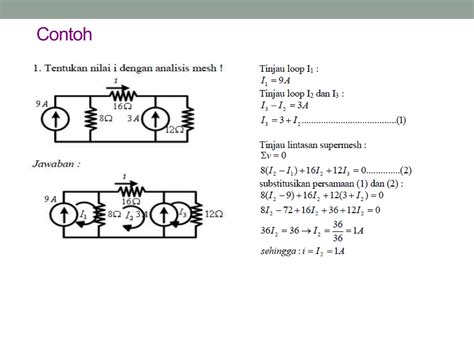 Analisis Rangkaian Node Dan Contoh Contoh Soal Ppt Free Download