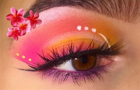 Pin By Michelle On Makeup Hawaiian Makeup Eye Makeup Tropical Makeup