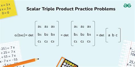 Scalar Triple Product Practice Problems GeeksforGeeks