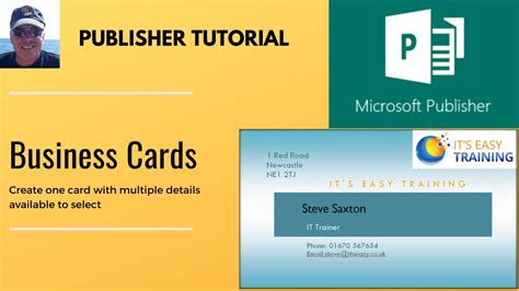 How To Create Business Cards In Microsoft Publisher Business Cards