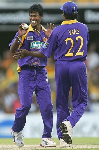 Nuwan Kulasekara And Chaminda Vaas Celebrate Herschelle Gibb S