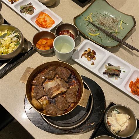 영등포 타임스퀘어 맛집 한일관 가족 외식 갈비구이 반상 네이버 블로그