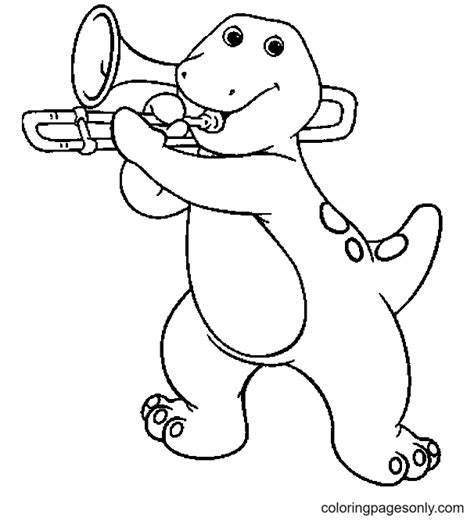 69 Barney And Friends Coloring Pages ColoringPagesOnly