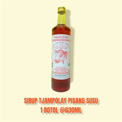 Jual Sirup Tjampolay Pisang Susu Sirup Asli Ml Shopee Indonesia