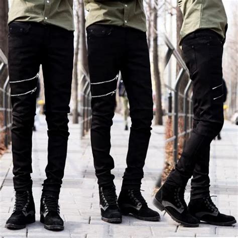 Men Swag Ripped Skinny Jeans Ripped Jeans Kanye West Men Kanye West