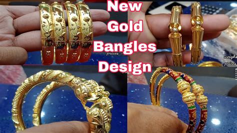 Wedding Special Gold Bangles Design With Weight Prices Huid